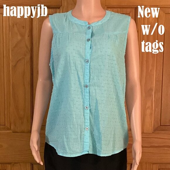 NWOT Vintage G Unit Fashions Sleeveless Top Blouse Size L - Picture 2 of 10